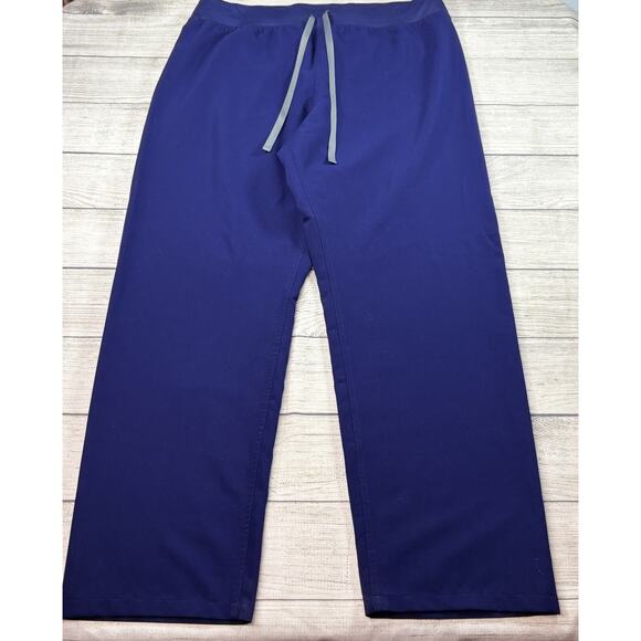 Figs Pants - FIGS Women’s Livingston High Waisted Scrub Pants Size XXL PO3585 Blue W22SW2016